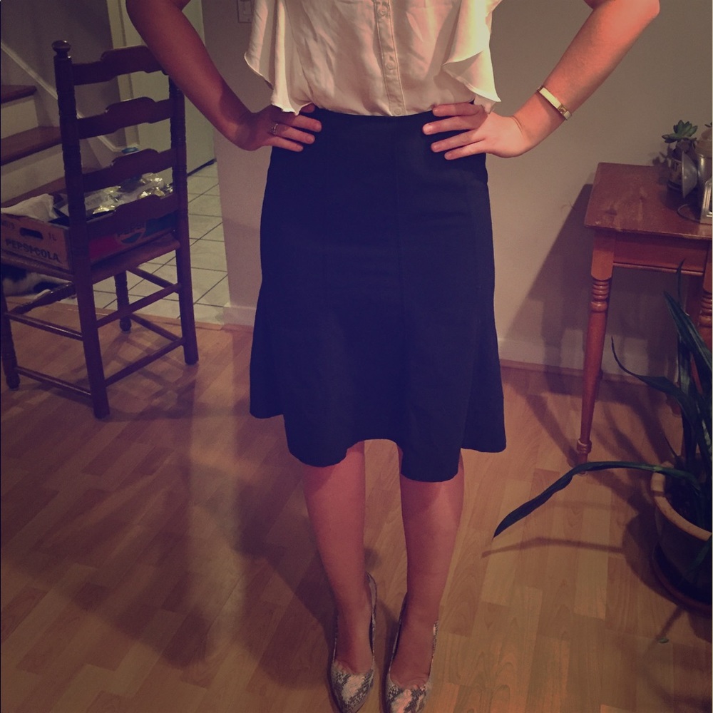 Black dress skirt