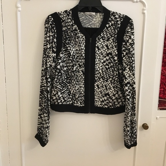 Black and white lightweight jacket - Picture 7 of 12