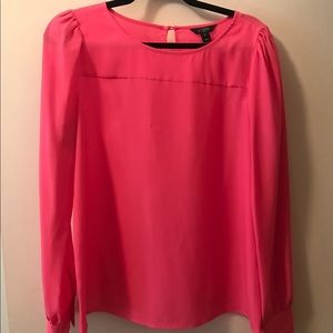 J. Crew pink blouse