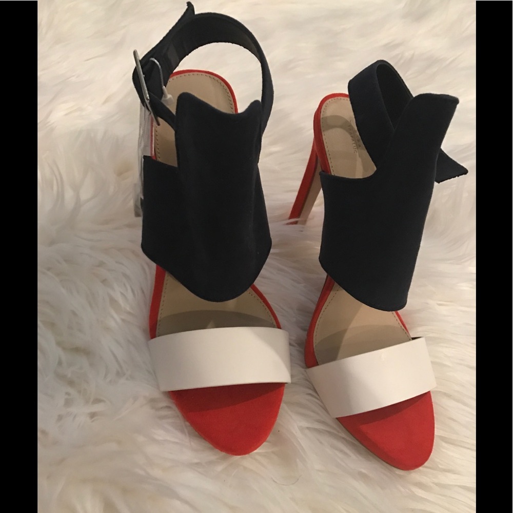 Zara three tone high heeled sandal
