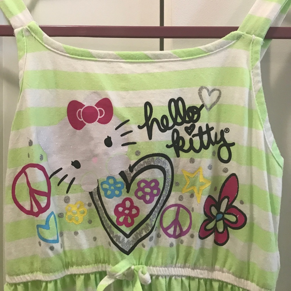 Adorable Hello Kitty Maxi Dress 10/12 Girls