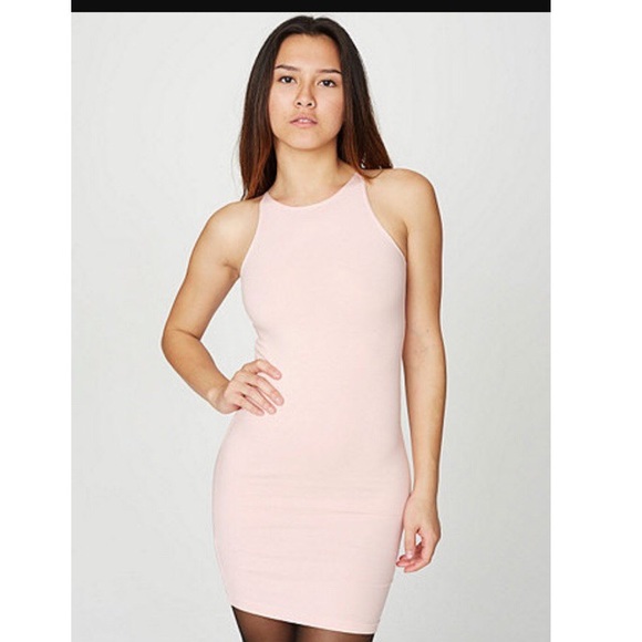 american apparel pink dress American Apparel Disco Dress Pink XS XS (0-2)
