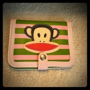 🐵PAUL FRANK🐵 NWT pink and green wallet