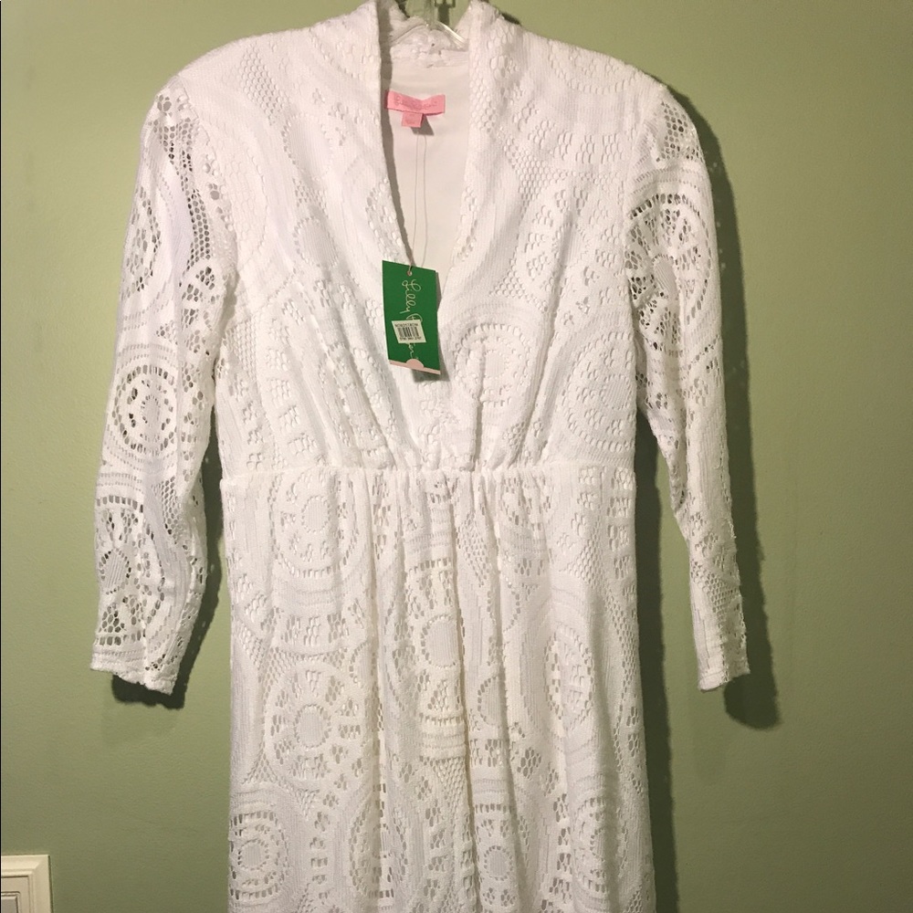 White Lilly Pulitzer dress
