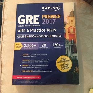 2017 GRE prep book