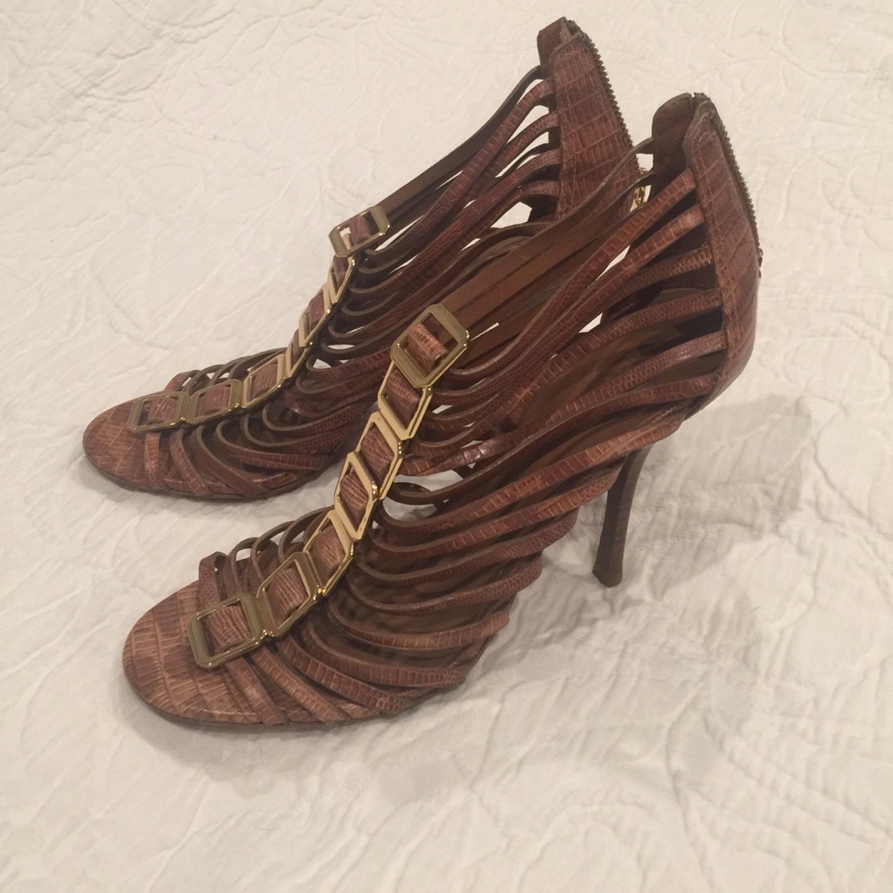 Tory Burch cage heels