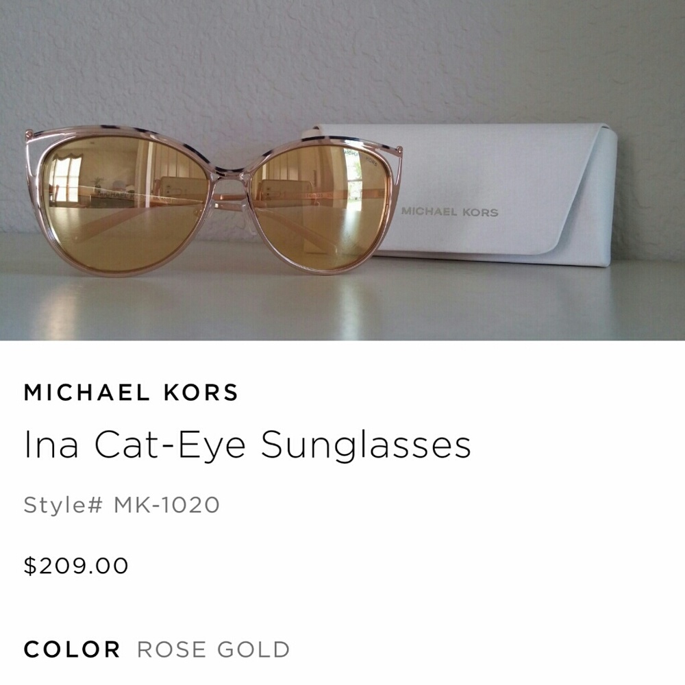 Michael Kors MK 1020 Cat-Eye Sunglasses