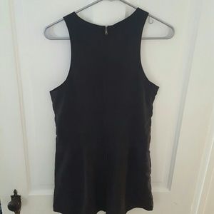 LOU & GREY black romper w/ pockets