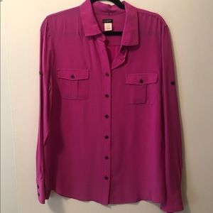 J. Crew 100% silk blouse