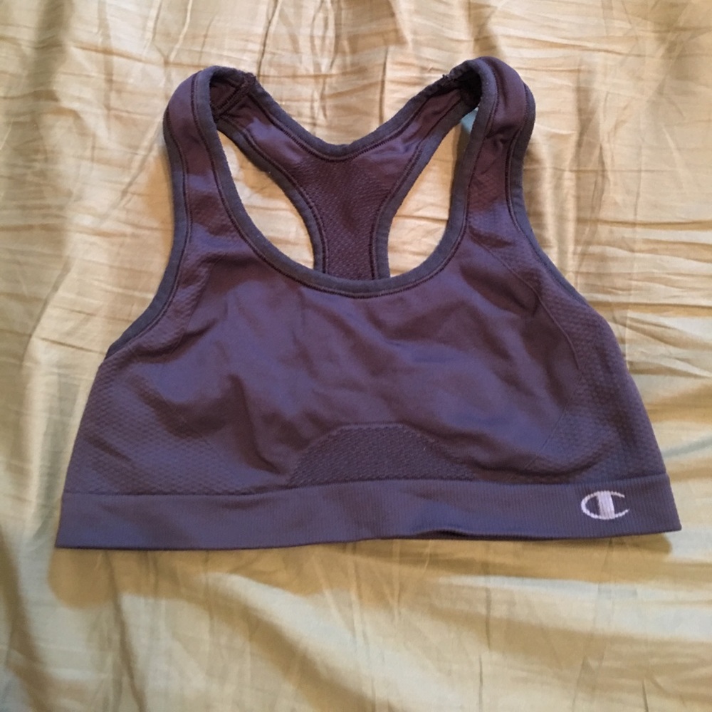 Champion sports bra size small - dark gray color
