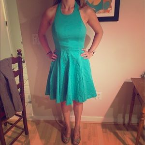 Turquoise Jessica Simpson 50's style dress