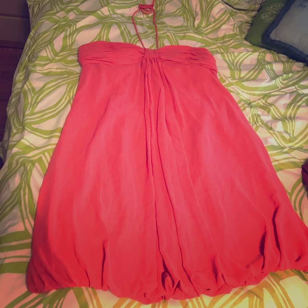 Halter party dress with bubble hem-never worn
