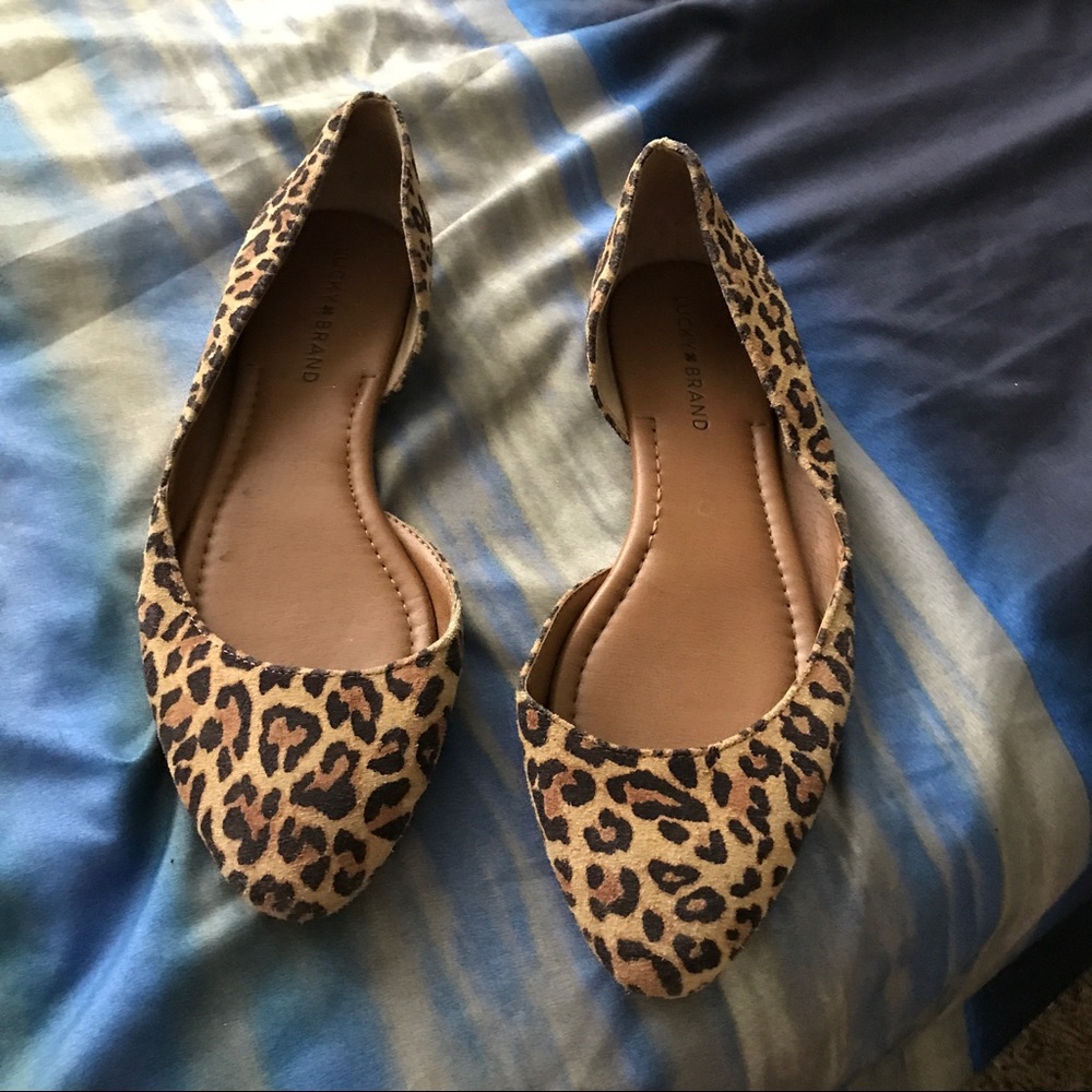 Lucky Brand Leopard Flats