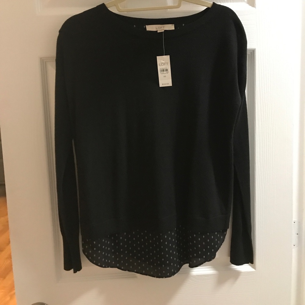 Loft black sweater