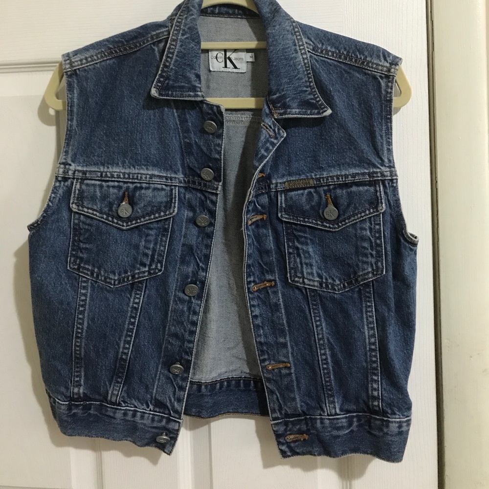 Vintage Calvin Klein SALE! Jean Vest