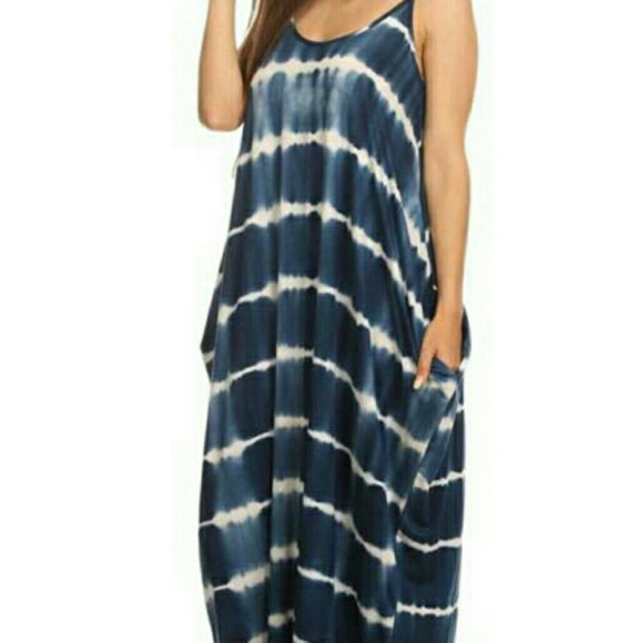 BOHO TIE DYE MAXI DRESS - Picture 2 of 5