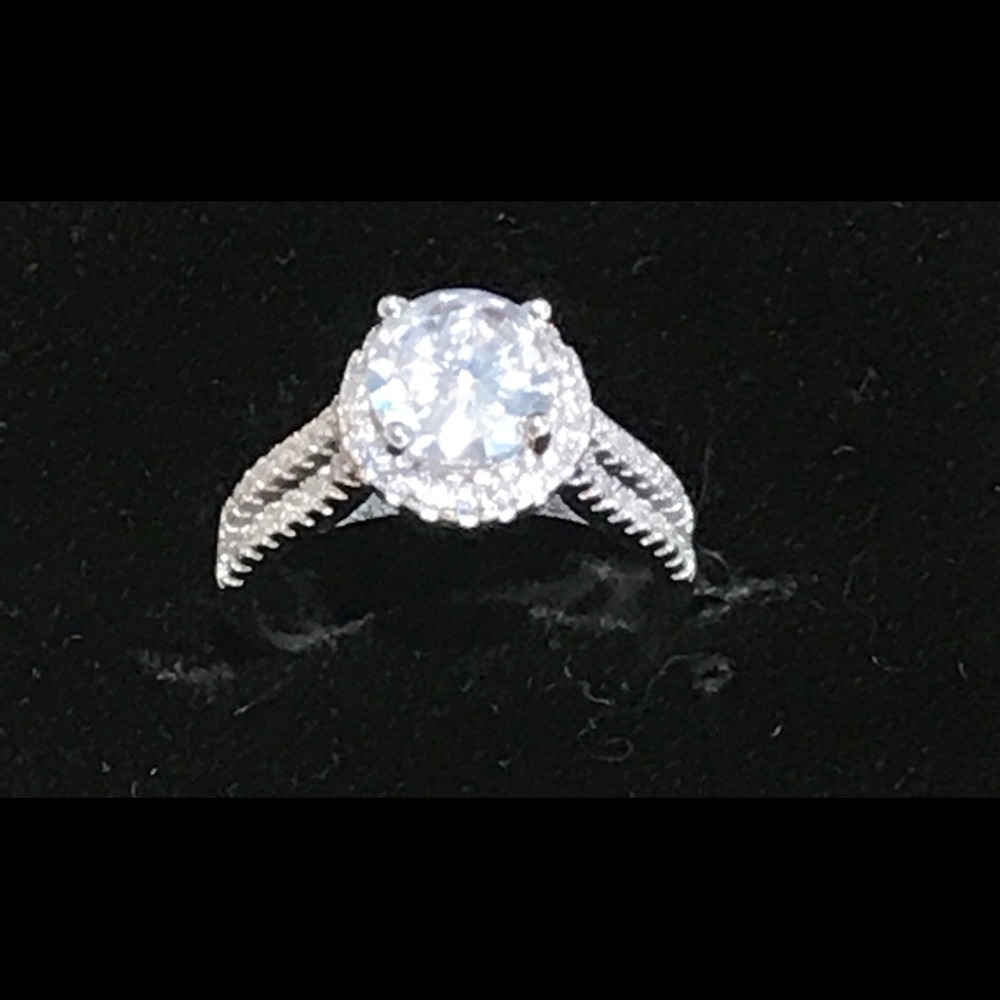 NEW - White2ct. Sterling Silver .925 Diamonique CZ