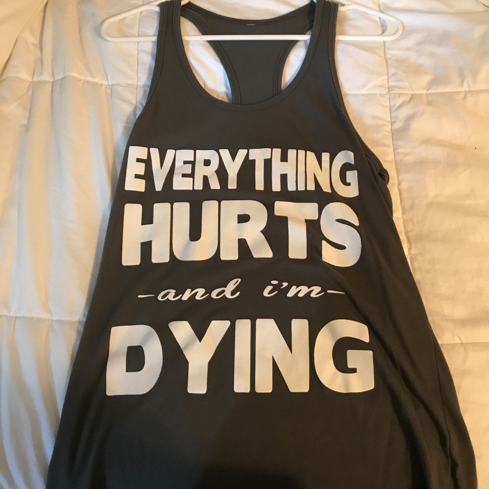 Razorback workout tank