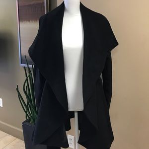 BCBG Max Azria Women's Black Wool Coat Size S
