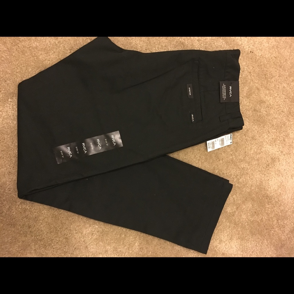 NWT RVCA Black Pants