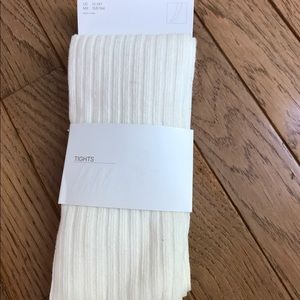 H&M white tights