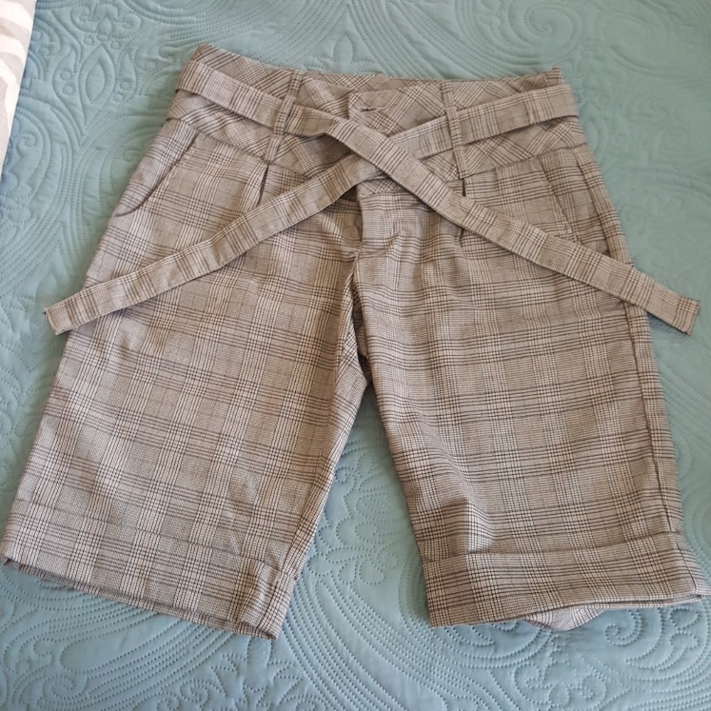 Plaid shorts