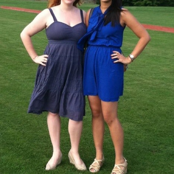 Blue Bow Front dress - Picture 2 of 2