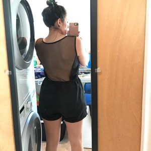 Beautiful mesh cutout romper - indie designer