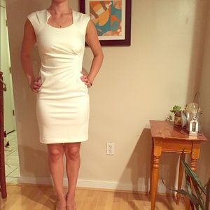White Calvin Klein dress- WORN ONCE!
