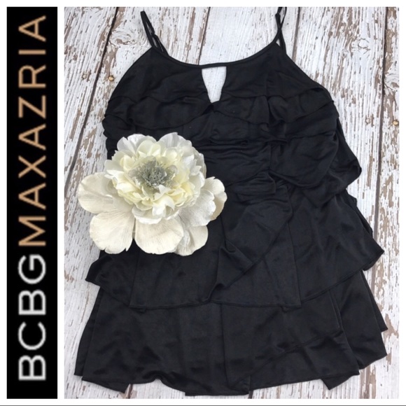 BCBGMaxAzria Tops - 💕SALE💕BcbgMaxAzria Black Layered Tank Top