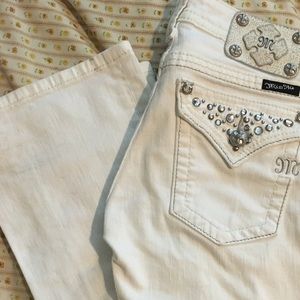 White Miss Me Jeans size 27