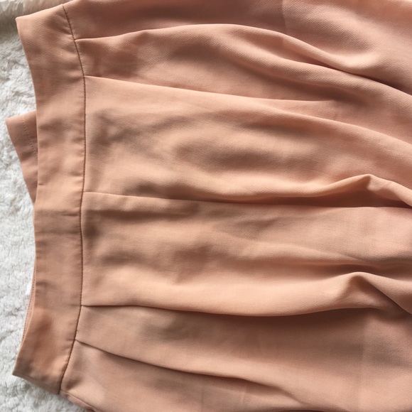 Blush wide leg pleated trousers - Picture 7 of 8