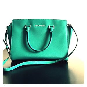 Teal Michael Kors Bag