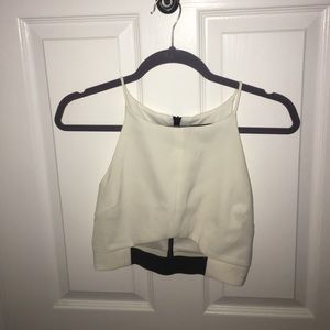 Off white crop top