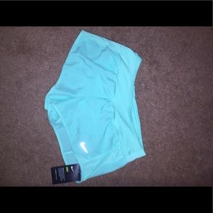 Mint green Nike dri-fit crew shorts NWT