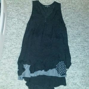 2 Piece Black and Gray Dress Size XL