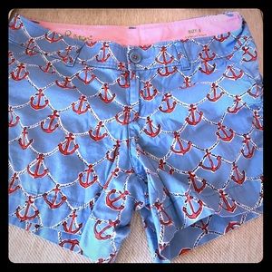 Lilly Pulitzer Callahan shorts anchors size 6