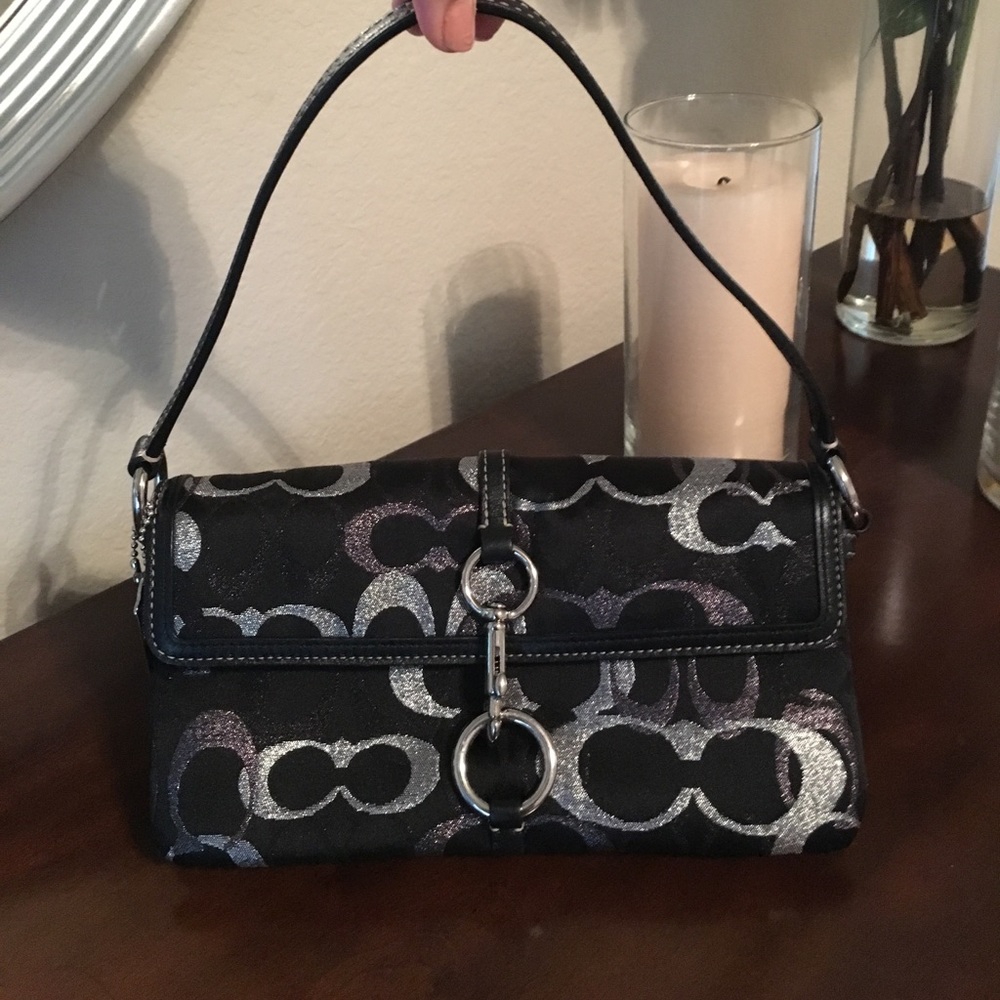 Authentic Coach Clutch with strap