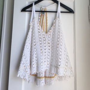 FP Beach Crochet Tank