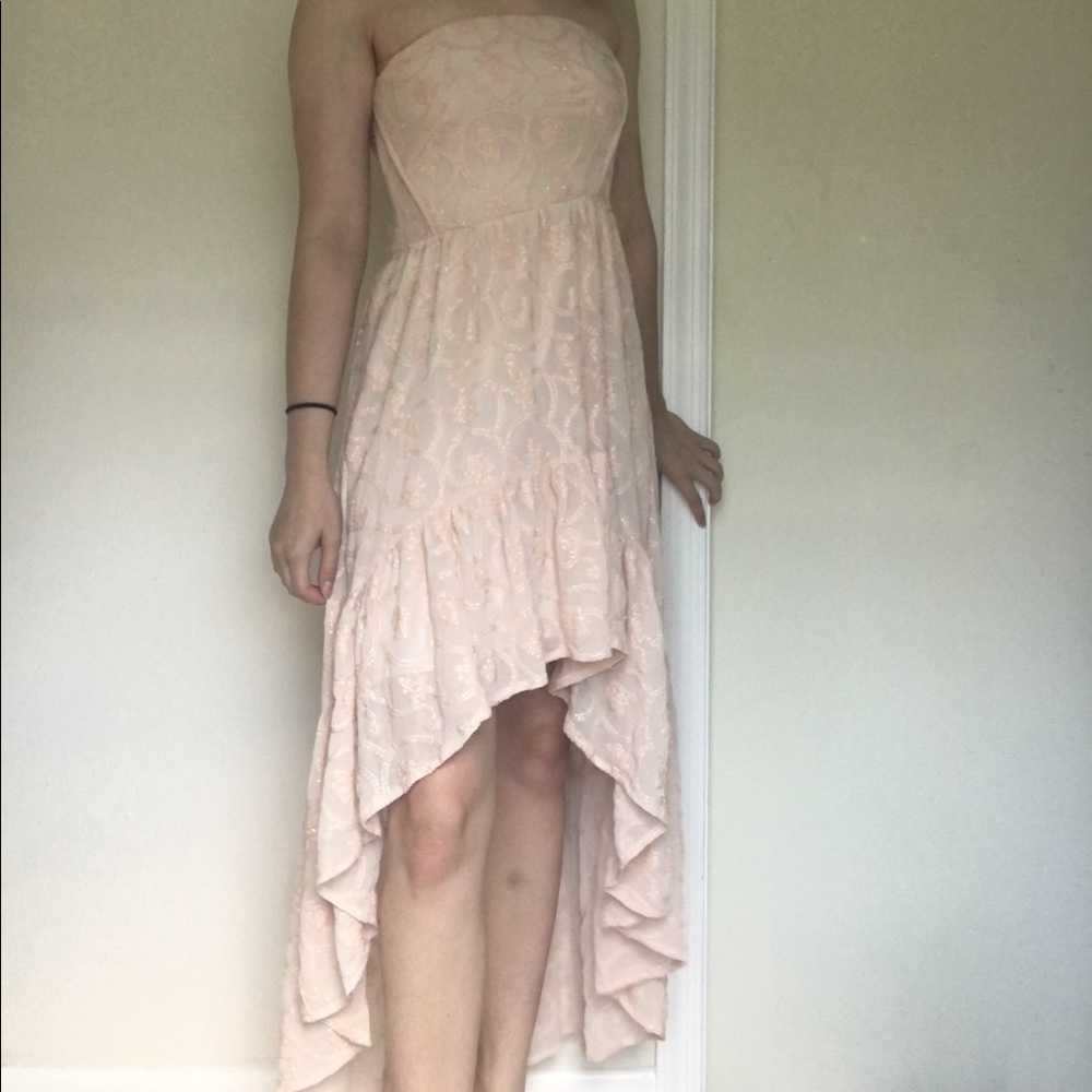 Strapless ball gown