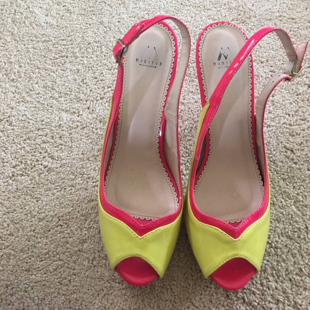 Two-toned Sling Backs