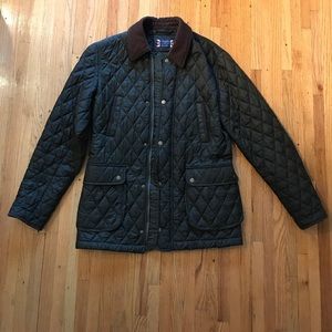 Charles Tyrwhitt Dark Green Quilted Coat