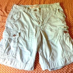 American eagle cargo shorts. Baby blue
