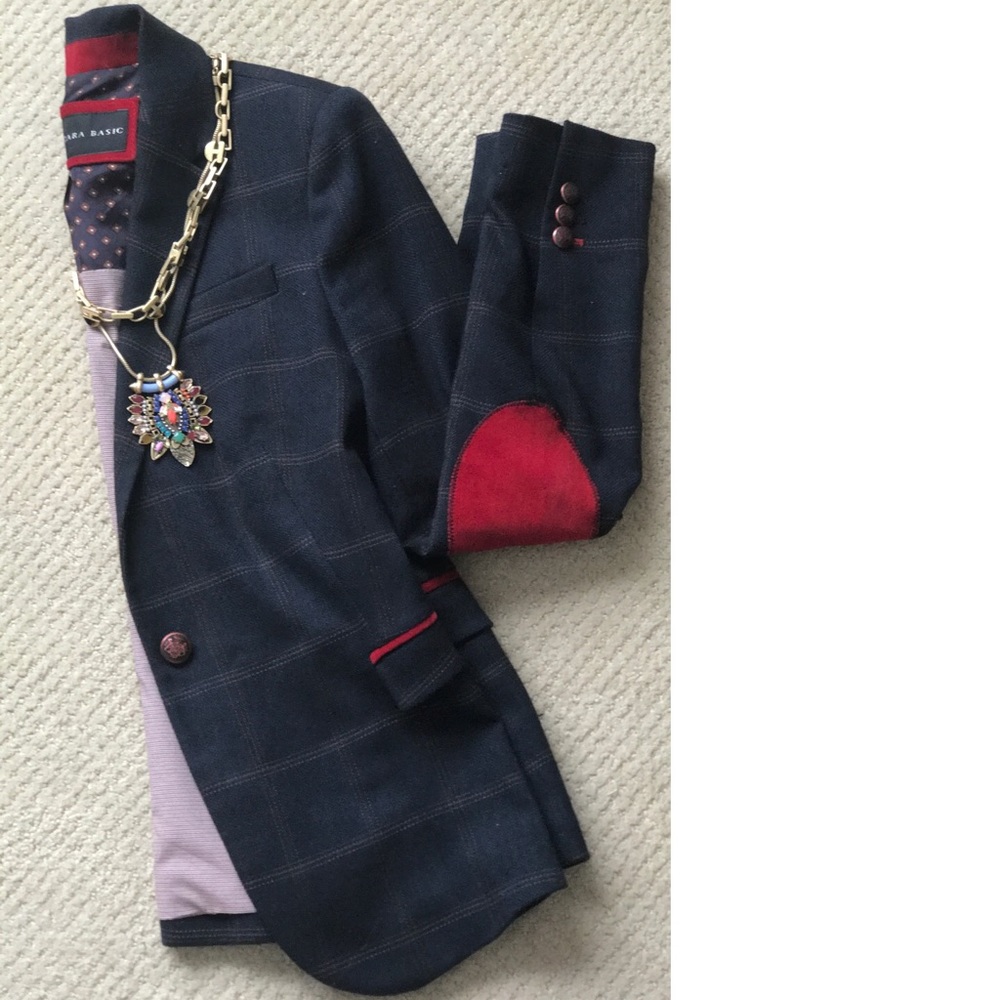 Zara navy blazer