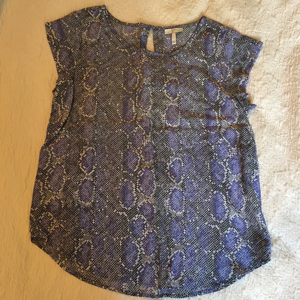 Joie Silk Rancher Top Sz S