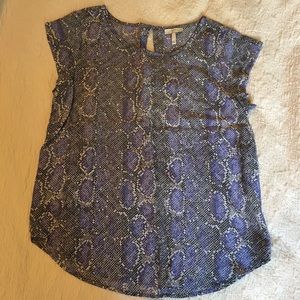 Joie Silk Rancher Top Sz S