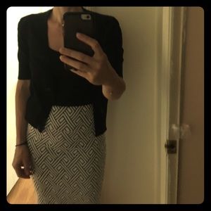 Quarter sleeve cardigan