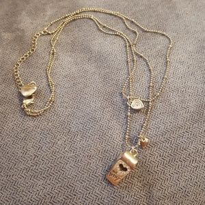 Double stranded whistle necklace