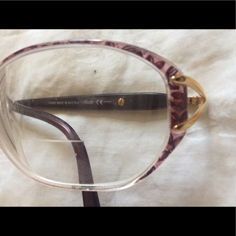 Silhouette Austria frames vintage mauve gold