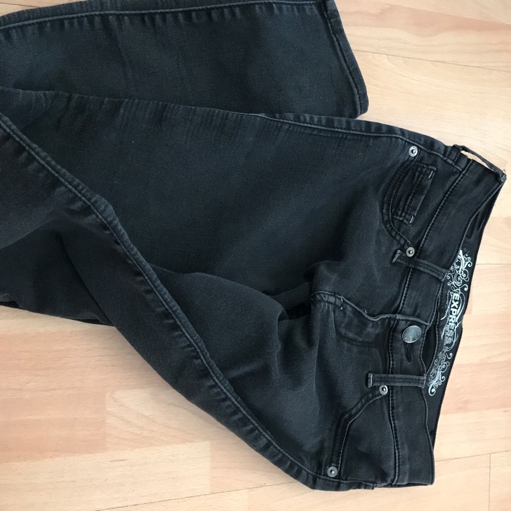 Express size O short black jeans